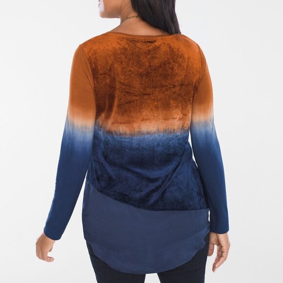 Chico's Zenergy Ombre Velvet Tunic 16 - Picture 2 of 16